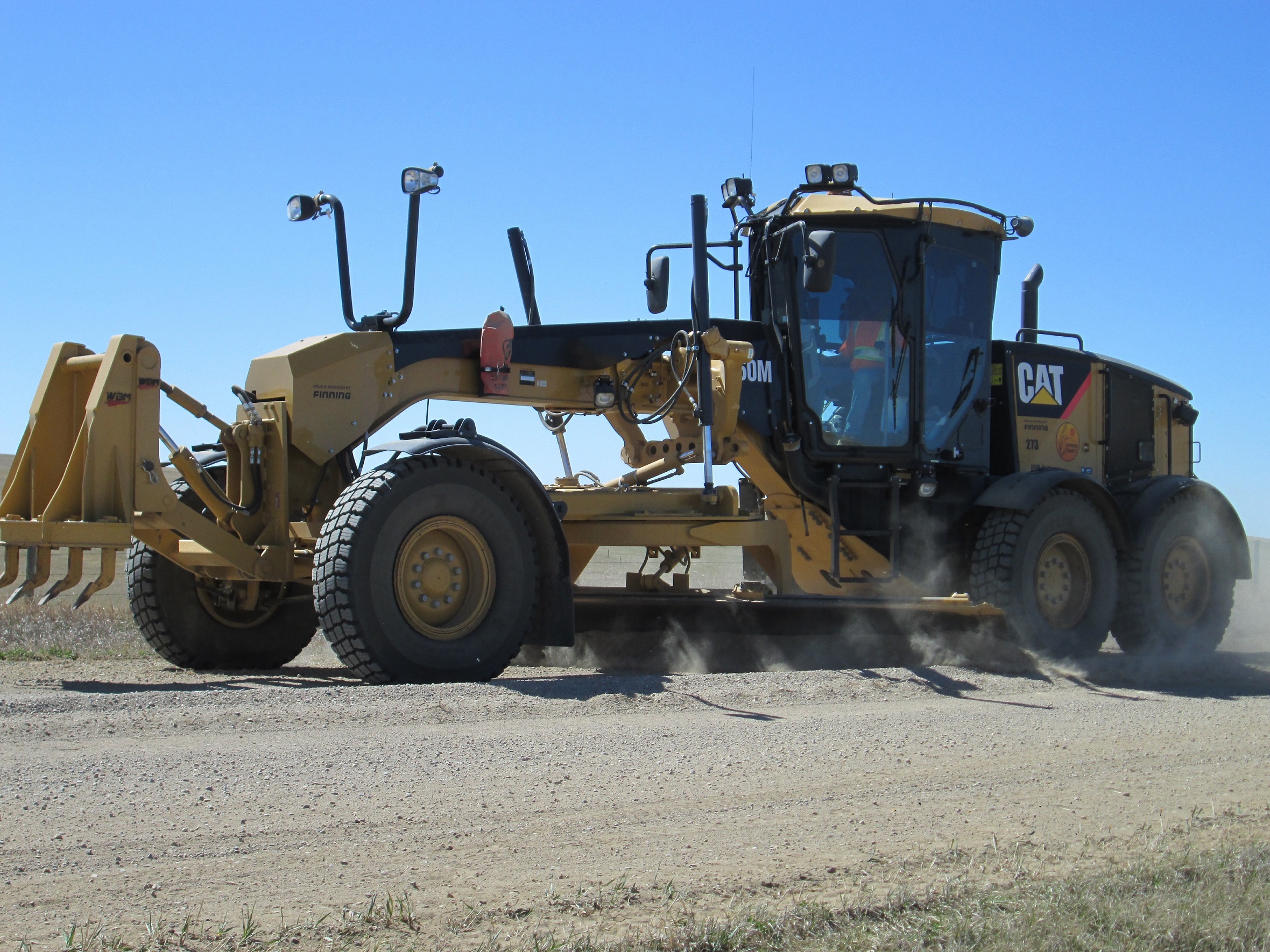 Spring Road Maintenance in Cypress County